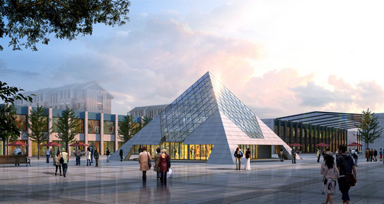 大兴金字塔网架